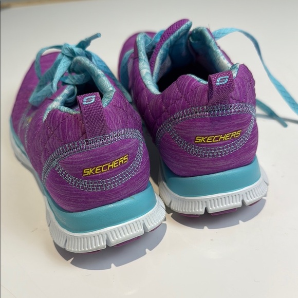 Skechers Memory Foam Lite Weight Dual Lite Lace Up Sneakers Size 10 Women's - Picture 10 of 10